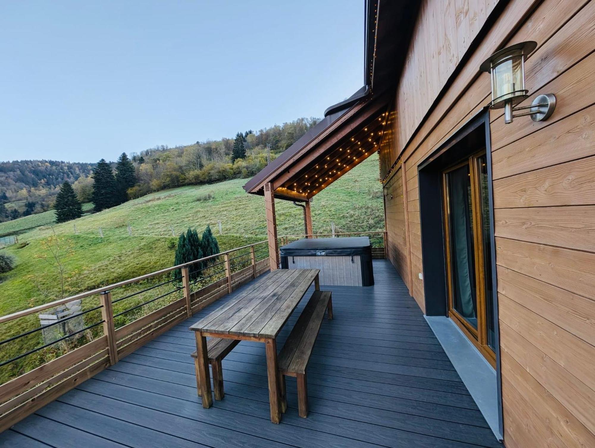Villa Casa De Monzel With 6-Person Jacuzzi & Panoramic View à La Bresse Extérieur photo